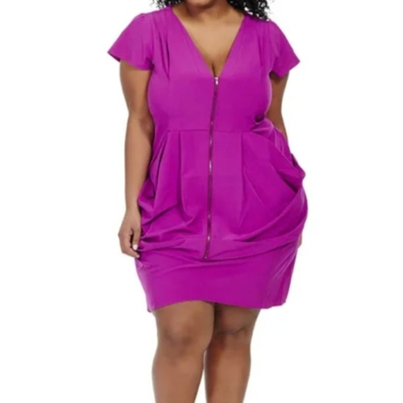 City Chic Dresses & Skirts - City Chic Zip-Front Tunic Dress